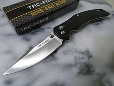 Tac-Force Ball Bearing Axis Lock Pocket Knife Folder 7Cr17MoV TF-1036S 8" Open
