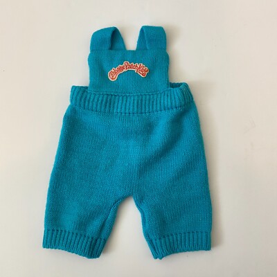 Vintage Cabbage Patch Kids Blue Knit Overalls