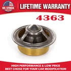 4363 High Performance High Flow Thermostat Brass - 160° For Ford GM//AMC GM Jeep
