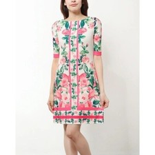 Eliza J Pink Floral Shift Dress Size 0