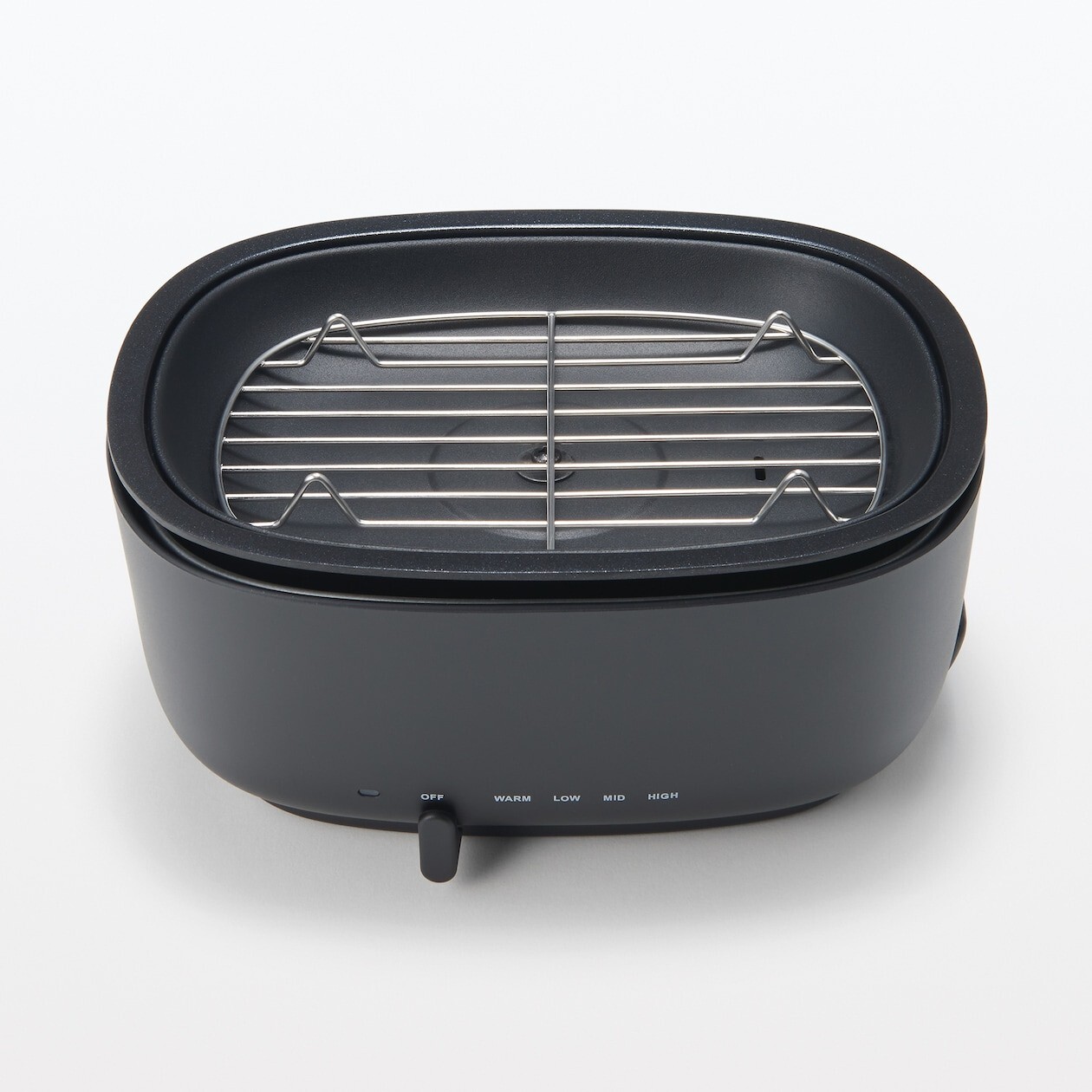 MUJI Deep Grill Pot MJ-HPFK2 Nonstick Cookware Electric New Model Black #704EK48