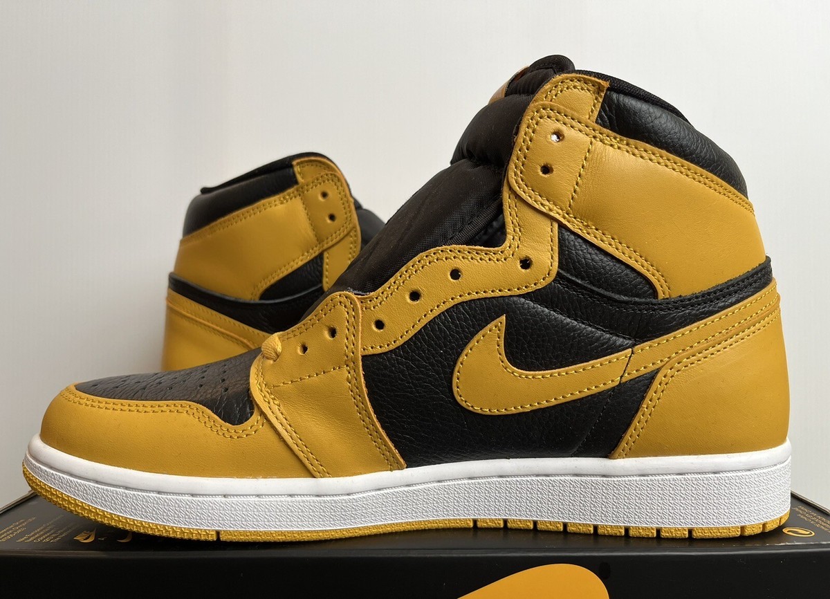 Nike Air Jordan 1 Retro High OG  Pollen White Black 555088-701 Sz 11.5 # 302-65 Air Jordan 1 Retro High OG  main image 2