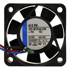 Axial Cooling Fan For Ebmpapst 412FH 12V 0.8W 67mA 40 40 10mm