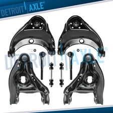 Front Upper Lower Control Arms Ball Joint Sway Bar Kit for Chevy GMC C1500 C2500