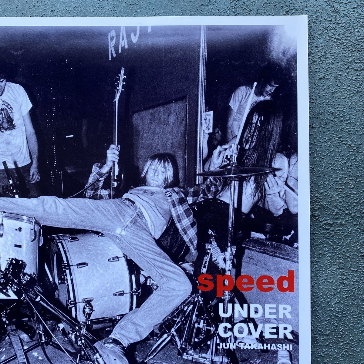 UNDERCOVER 1995 speed LAST SHOW Mini Poster NIRVANA Kurt Cobain