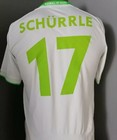 VfL ⚽Wolfsburg⚽ Trikot S Saison 2015 #17- Schürrle VW Fussball Sport Shirt