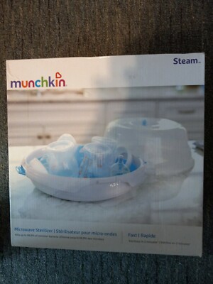 Munchkin Microwave Steam Guard Bottle Sterilizer (NIB) Factory Sealed