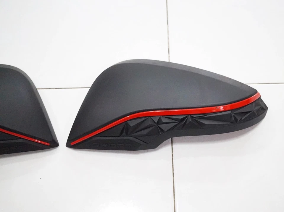 Матовый черный чехол на крыло зеркала ABS для Toyota Hilux Revo Fortuner Sw4 Sr5 2015-19 - Изображение 4 из 4