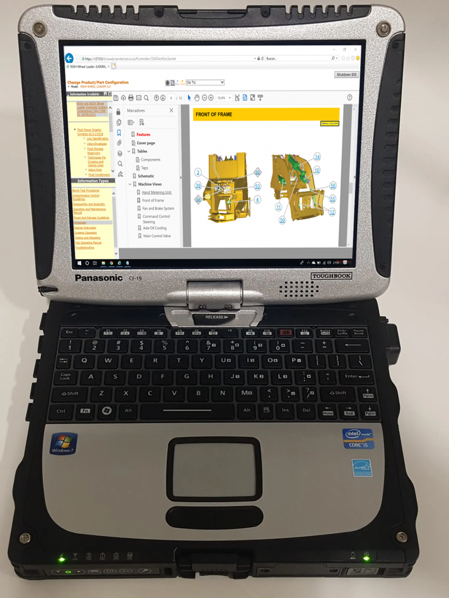 Diagnostic TOUGH RUGGED CAT ET LAPTOP SIS OFF ON HIGHWAY EQUIPMENT