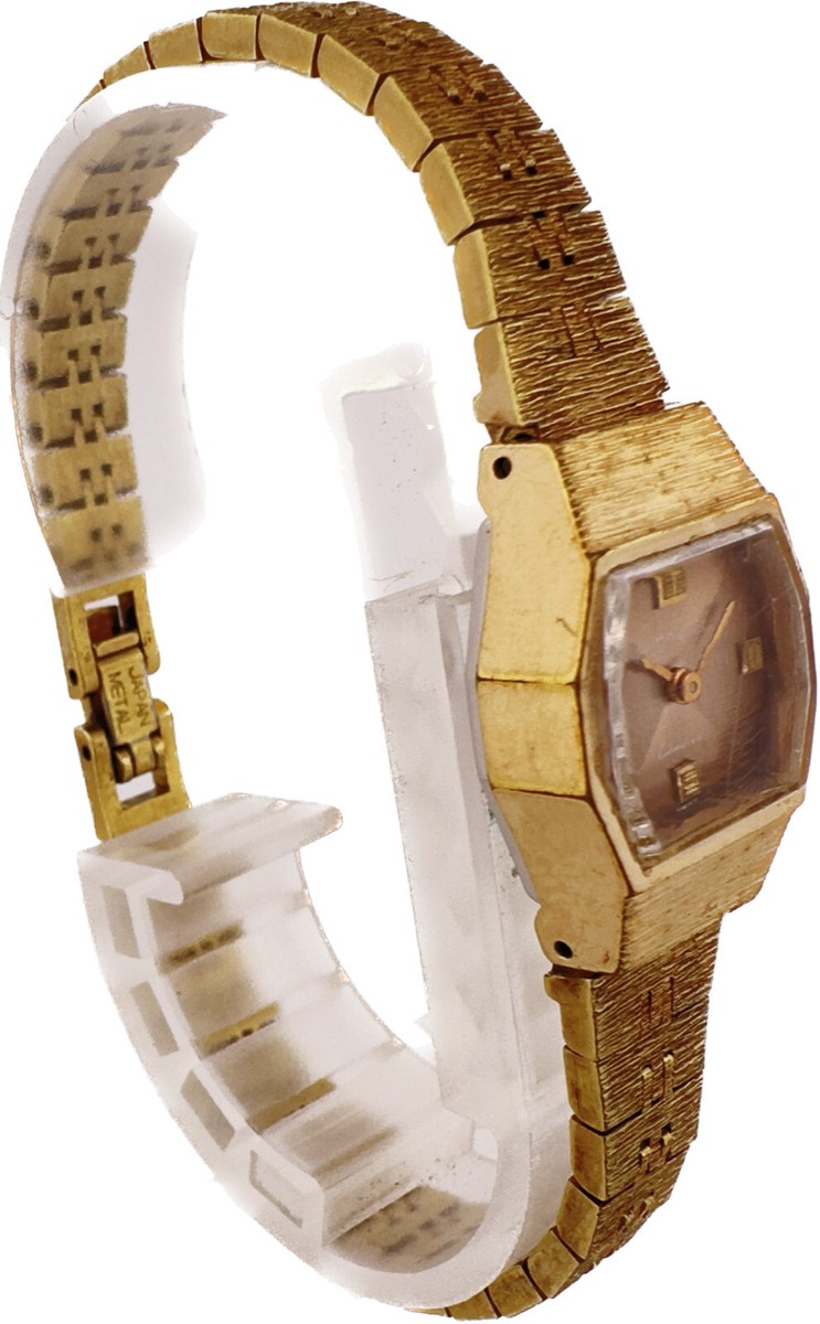 Vintage Wittnauer Bark Style Ladies Mechanical Wristwatch 5K  display picture 1