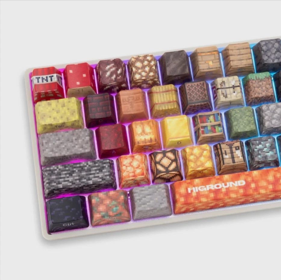 HIGROUND x Minecraft Blocky Keyboard OpenBox Limited Edition Sold Out VERY RARE - Image 4 of 4