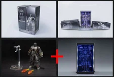 1908-01: ZD Toys Iron Man Mark 1 + Blue LED Hall of Armor + Hologram Panel
