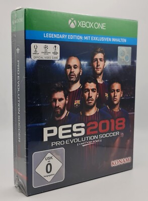 Xbox One PES 2018 Legendary Edition Pro Evolution Soccer 18 Fußball NEU & OVP