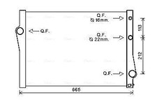AVA Engine Cooling Radiator With Brazed Aluminium Fins Fits BMW X5 X6 BWA2471