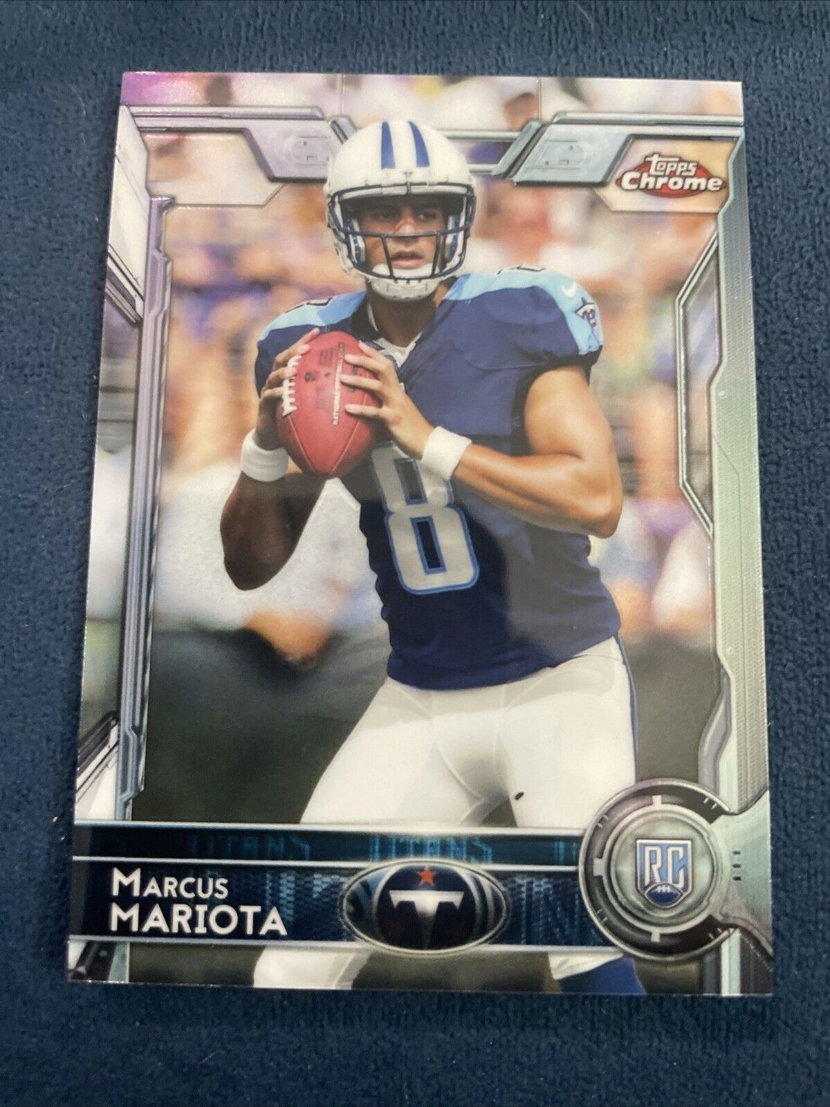2015 Topps Chrome Marcus Mariota Rookie Card RC #150