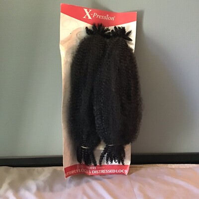 Outre X-Pression Twisted Up 3X Springy Afro Twist 16'' Butterfly Locks #4 NOS