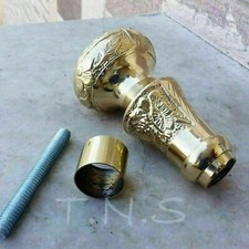 Designer Vintage Style Brass Knob Head Handle FOR Cane Walking Stick Handle Only