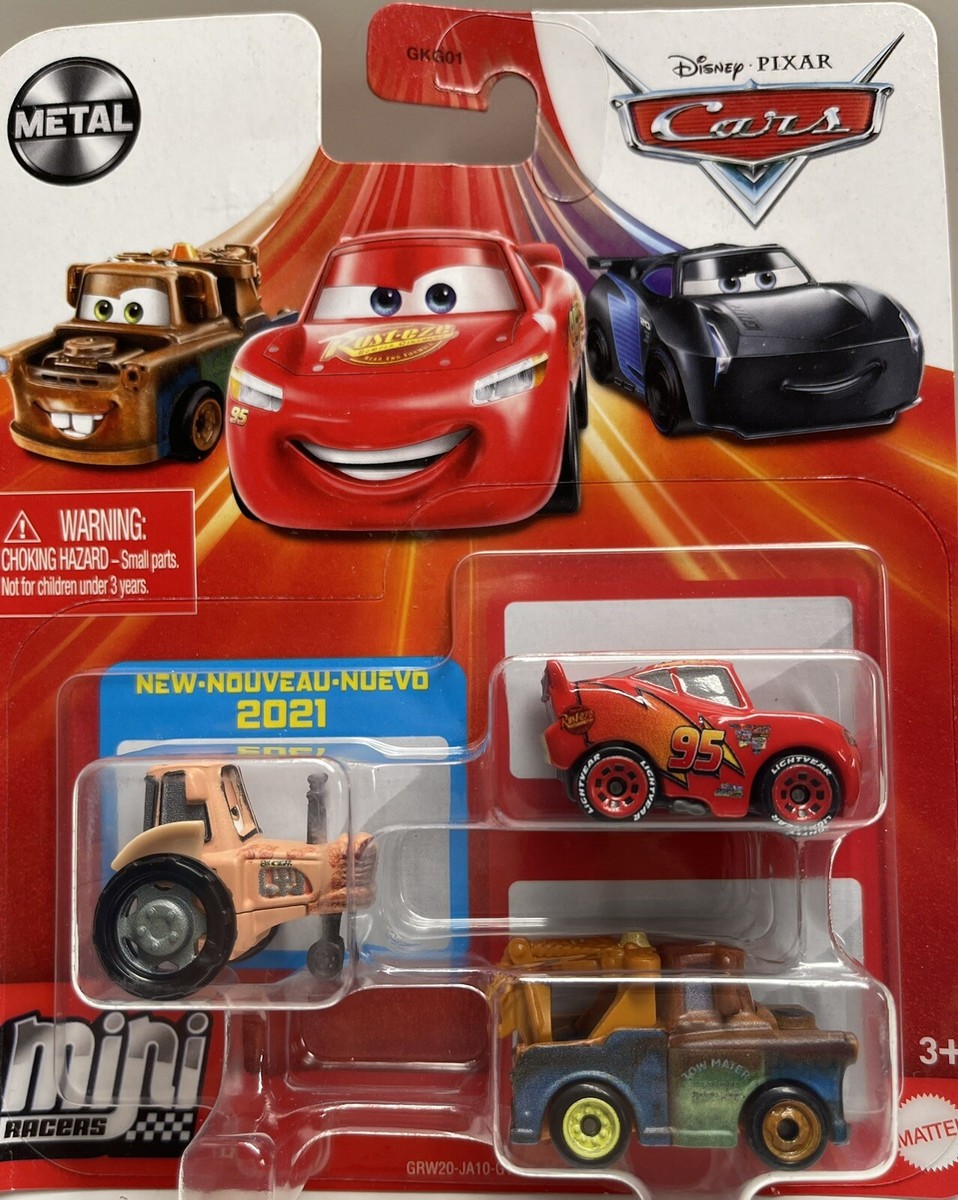 Mattel Disney Pixar Cars Mini Racers Toys - 3 Pack 887961912265| eBay