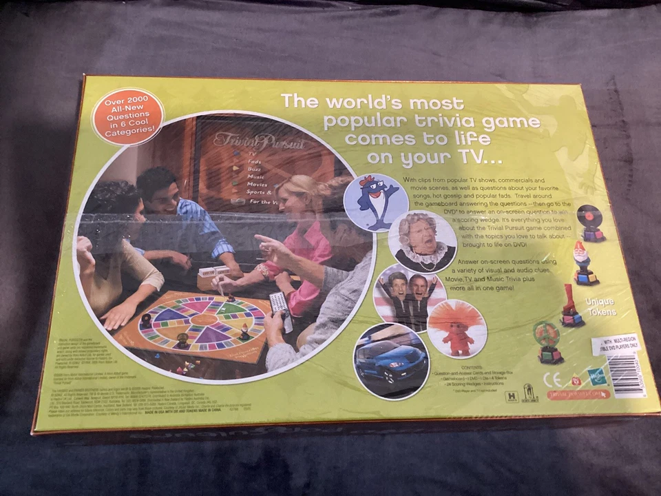 Trivial Pursuit DVD Pop Culture 2 Trivia Game New & Sealed - Image 3 of 4