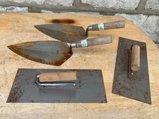 4 Pc Lot Concrete Cement Masonry Mixing Trowels Hand Tools Shamrock