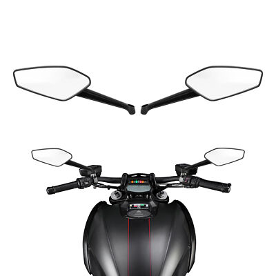 Black Rear View Mirrors Fit For Ducati Diavel 2014-2017 Monster