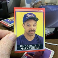 1990 Score Mark Carrier #614 Football Card