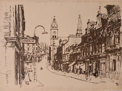 Druck der Altstadt (evtl. Dundee)