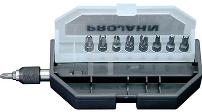 PROJAHN Bit-Box 10tlg. mit Schnellwechsel-Bithalter praktische Taschenbox ..4086
