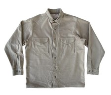 CC Filson Men’s 44 XL Wool Jac Shirt Made in USA Beige