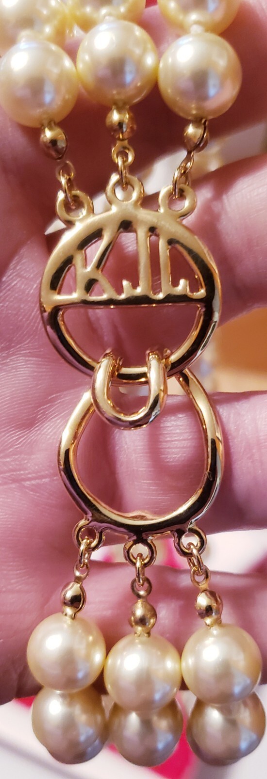 Kenneth Jay Lane Vtg KJL Most Famous Necklace Tri… - image 8