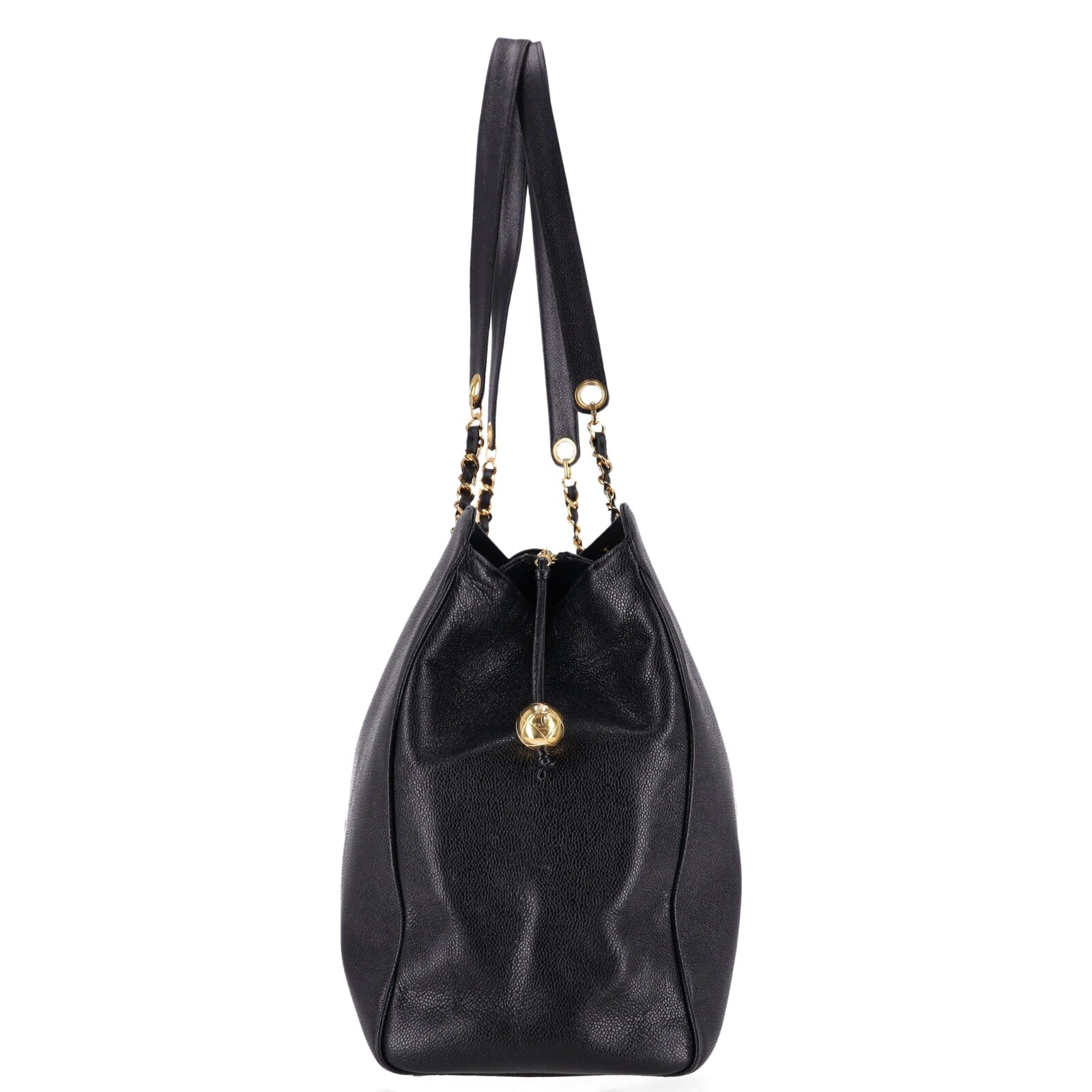 Chanel Vintage 1990's Supermodel Leather XXL Tote Bag image 5