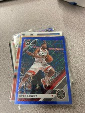 KYLE LOWRY 2019-20 Donruss Optic Blue Velocity Holo Prizm #149 Heat Raptors