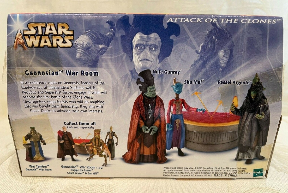 Star Wars AOTC Geonosian War Room Chamber Scene 2 of 2 Hasbro 2003