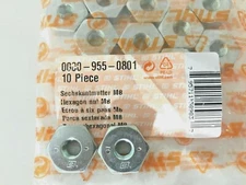 NEW Genuine STIHL Bar Nut M8 2-Pack 0000-955-0801 OEM-Chainsaws
