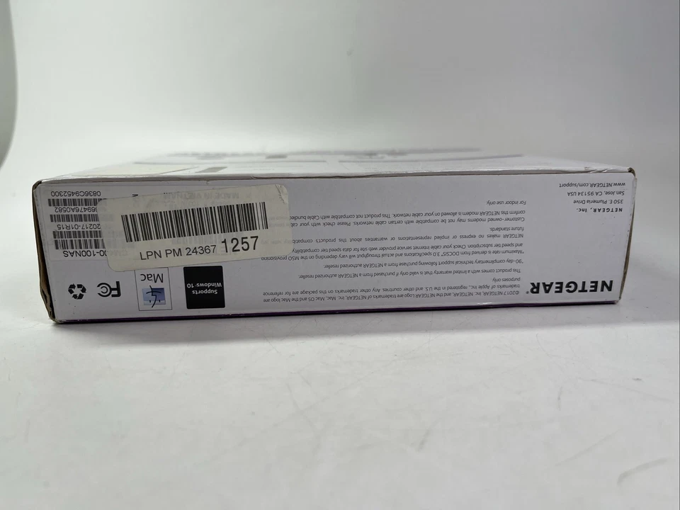 Netgear CM400 Docsis 3.0 Cable Modem New Open Box - Image 3 of 4