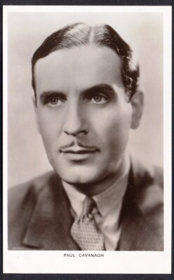 Schauspieler: PAUL CAVANAGH. Vintage Picturegoer (562) Echtfoto Postkarte. Gratis Versand