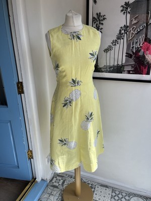 black linen dress size 20 Lanhtropy Athina Midi Linen Dress