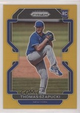 2022 Panini Prizm Tier II Gold Prizm 4/10 Thomas Szapucki #122 3c7