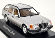 Minichamps 1:43 Mercedes-Benz 320 TE S124 Estate Silver 1992 Diecast Model  Car