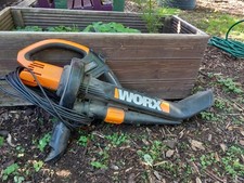 Worx Corded Leaf Blower/Vacuum From B&Q. Includes Material Collection Bag