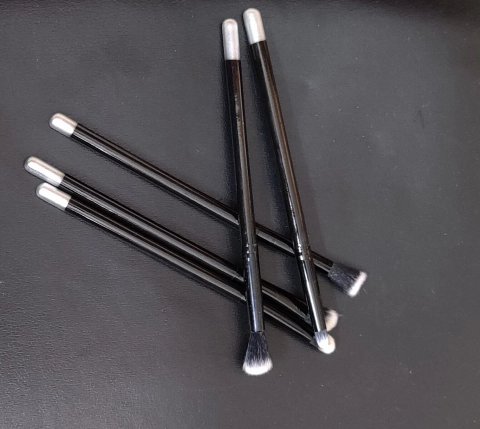 Juego De Pinceles De Maquillaje Profesional Para Ojos Color Negro De 5 M504 - Imagen 4 de 4