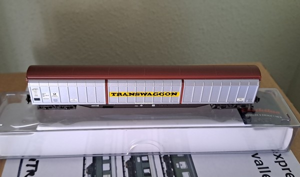 Un transwagon electroten 7714 K.  Escala N, NUEVO Y EN SU CAJA ORIGINAL
