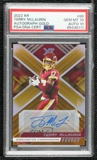 2022 Panini XR Gold Auto 2/5 Terry McLaurin #88 PSA 10 GEM MT Auto 0us4
