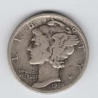 1938-S Mercury Dime - Nice Silver - #2