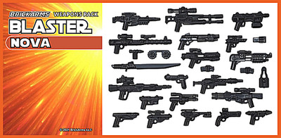 Brickarms Nova Blaster Pack- for Star Wars Minifigures -NEW