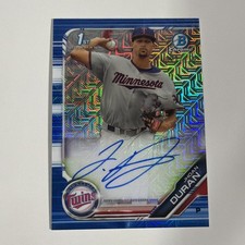 2019 Bowman Chrome - Prospects Autographs Jhoan Duran #CPA-JDU Choice Refractor
