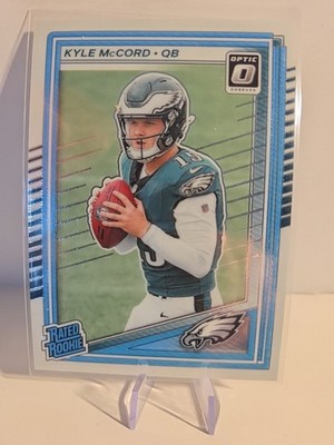 Kyle McCord 2025 Donruss Optic Rated Rookie #283 Philadelphia Eagles RC