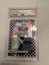 2024 Panini Prizm - Rookies Brock Bowers #315 Black & White Checker Prizm (RC)