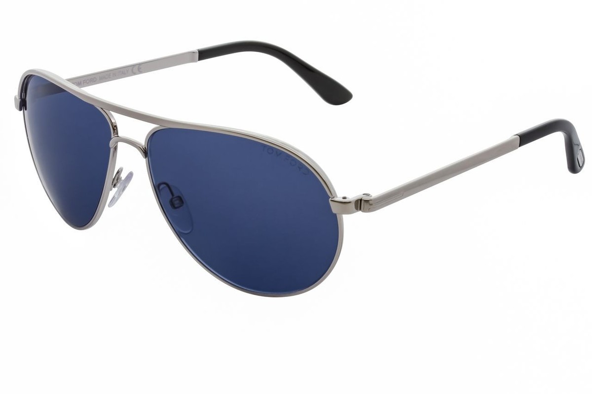 極美品✨TOM FORD サングラス TF144 Marko 18V ケースつき Tom Ford TF144 Marko 18V James Bond Skyfall Silver Men's