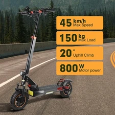 Lightweight Folding Adult Electric Scooter 35 mph High Speed Safe Urban Commuter